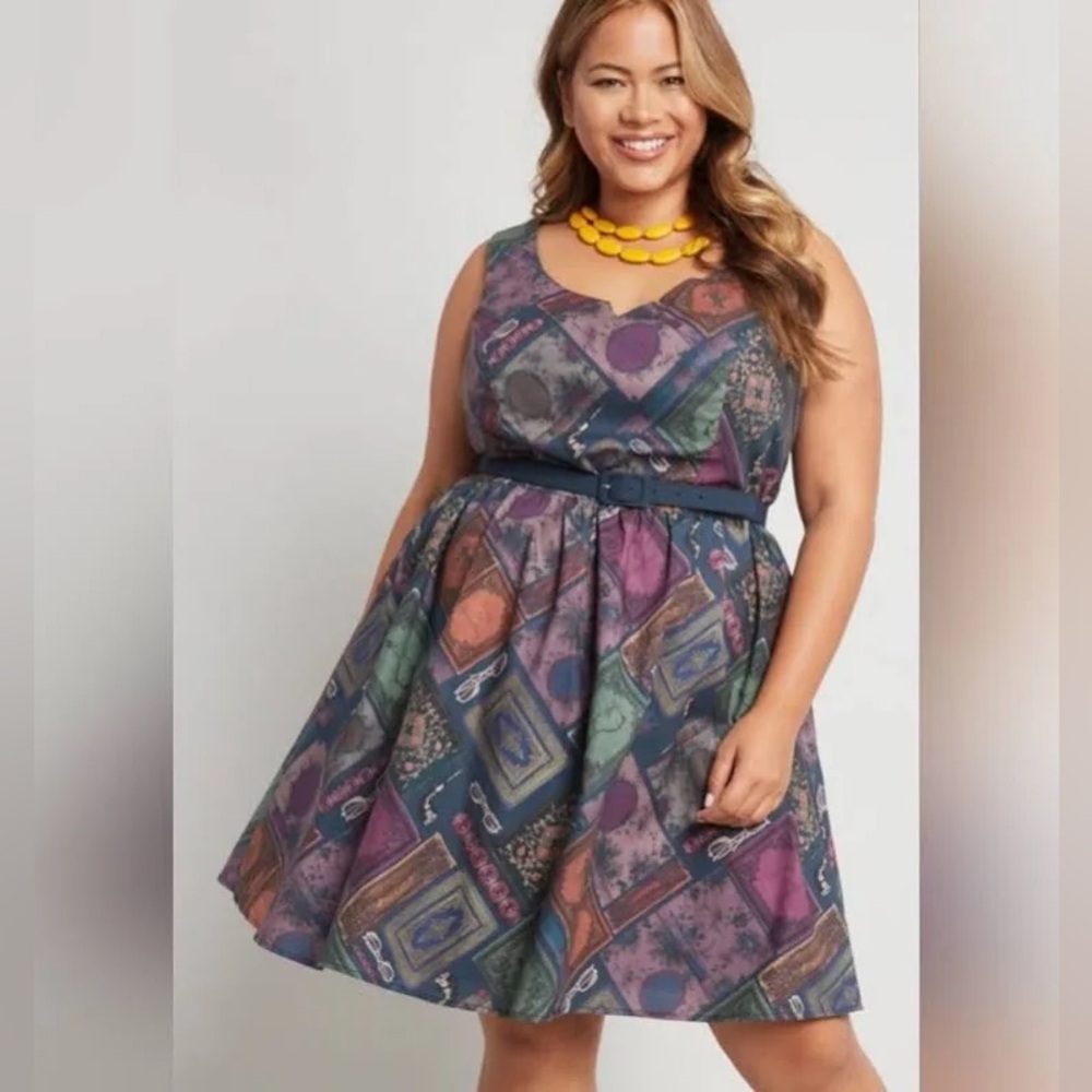 Modcloth Library Book Dress - Picture 5 of 5